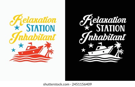 family vacation summer T-shirt Design vector. Use for T-Shirt, mugs, stickers, etc.
