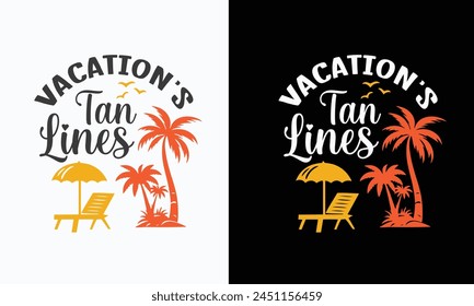 family vacation summer T-shirt Design vector. Use for T-Shirt, mugs, stickers, etc.