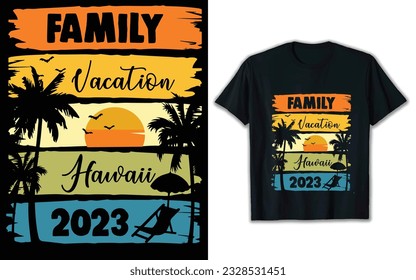 Family vacation t shirt design.