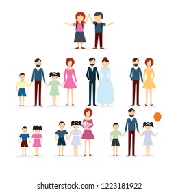 Family Vector Concept illustration