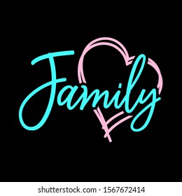 Family vector files sayings. Family sign. Home decor. Isolated on transparent background.