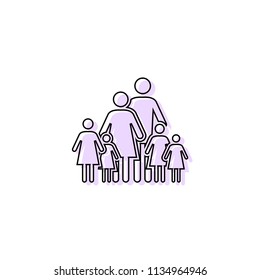 Family vector icon