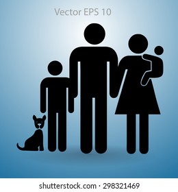 family vector icon