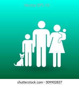 family vector icon