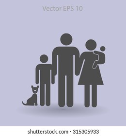 family vector icon