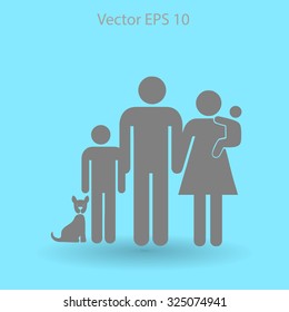 family vector icon