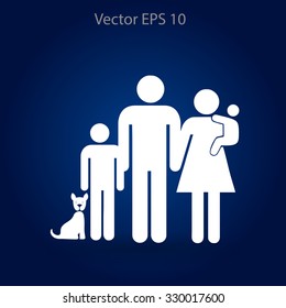 family vector icon