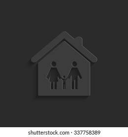 Family - vector icon