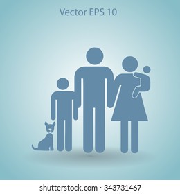 family vector icon