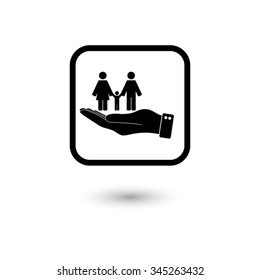 Family - vector icon