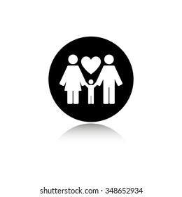 Family - vector icon