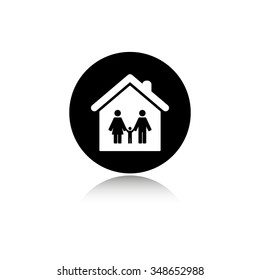 Family - vector icon