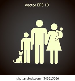 family vector icon