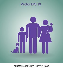 family vector icon