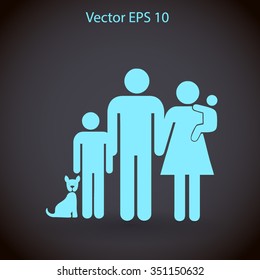 family vector icon