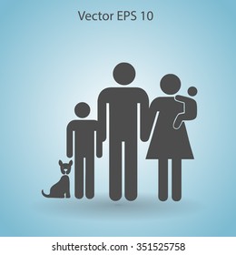 family vector icon