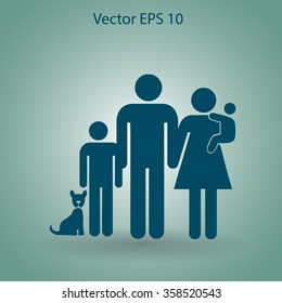 family vector icon