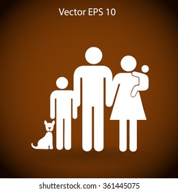 family vector icon