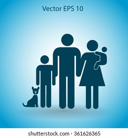 family vector icon