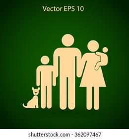 family vector icon