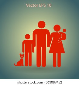 family vector icon