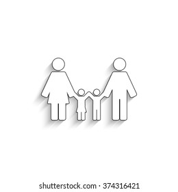 Family - vector icon