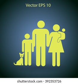 family vector icon