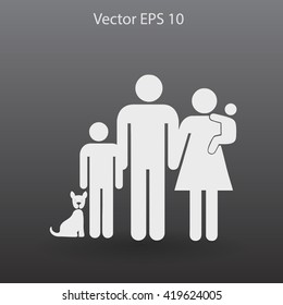 family vector icon