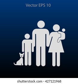 family vector icon