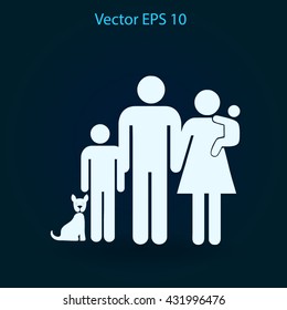 family vector icon