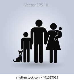 family vector icon