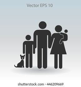 family vector icon