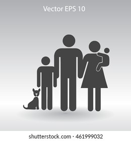 family vector icon