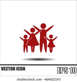 Family vector icon