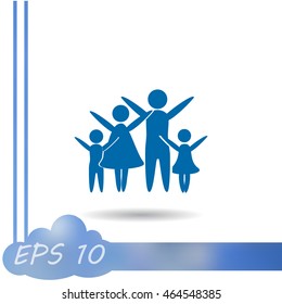 Family vector icon