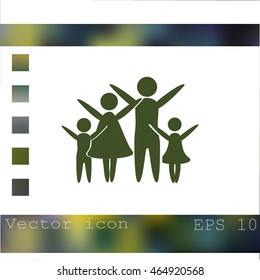 Family vector icon