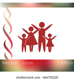 Family vector icon