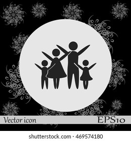 Family vector icon