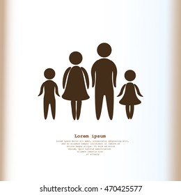 Family vector icon