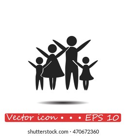Family vector icon