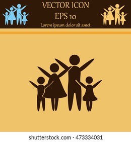 Family vector icon