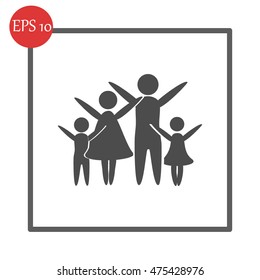 Family vector icon