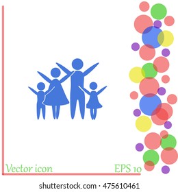 Family vector icon