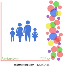 Family vector icon