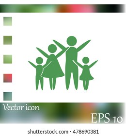 Family vector icon