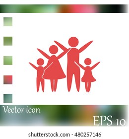 Family vector icon