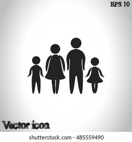 Family vector icon