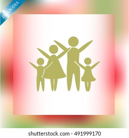 Family vector icon