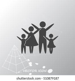 Family vector icon