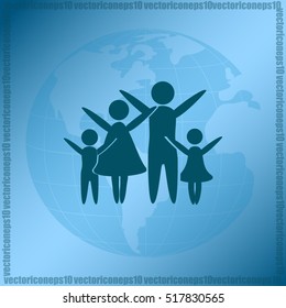 Family vector icon